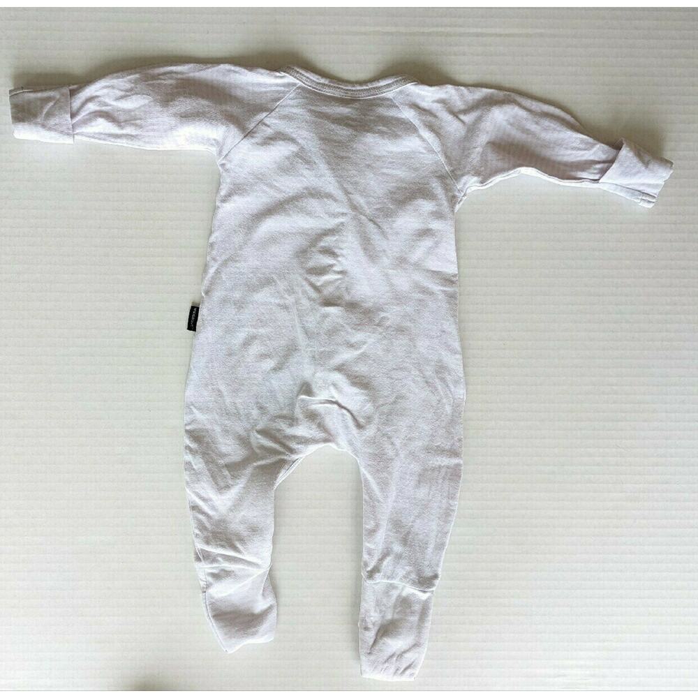 Bonds Wondersuit Pink & White Striped Size 0-3m - Picture 4 of 5